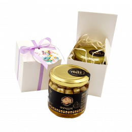 Солодкий комплімент - травневий мед "Anvi-honey", з фундуком