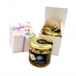 Солодкий комплімент - травневий мед "Anvi-honey" с кеш'ю