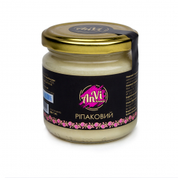 Крем мед "Anvi-honey", «Ріпаковий», 240 грам Крем мед "Anvi-honey", «Ріпаковий», 240 грам