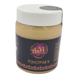 Крем мед "Anvi-honey", «Різнотрав’я», 350 грам (250 мл) Крем мед "Anvi-honey", «Різнотрав’я», 350 грам (250 мл)