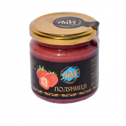 Крем мед "Anvi-honey", "полуниця" 240 грам Крем мед "Anvi-honey", "полуниця" 240 грам