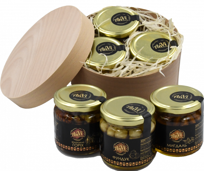 Подарунковий медовий набір Anvi honey   № 21-3