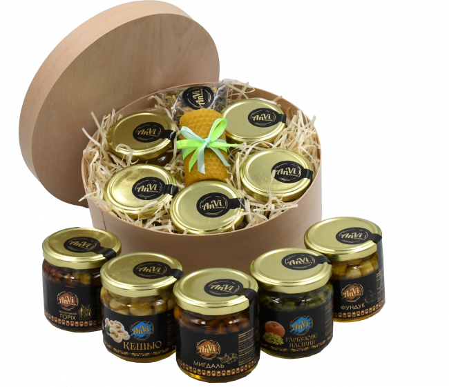 Подарунковий медовий набір Anvi honey   № 21-5