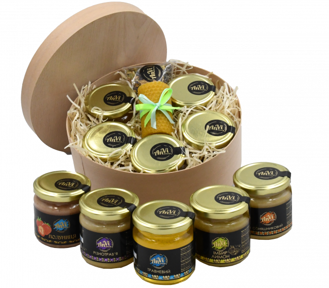 Подарунковий медовий набір Anvi honey   № 22-5