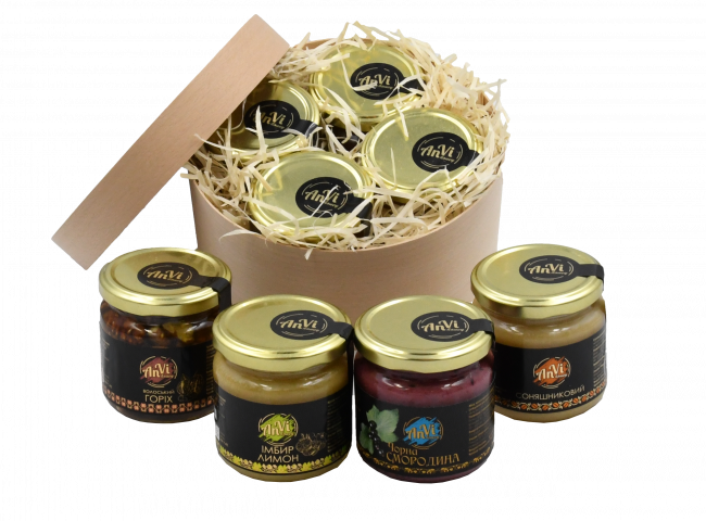 Подарунковий медовий набір Anvi honey   № 23-4