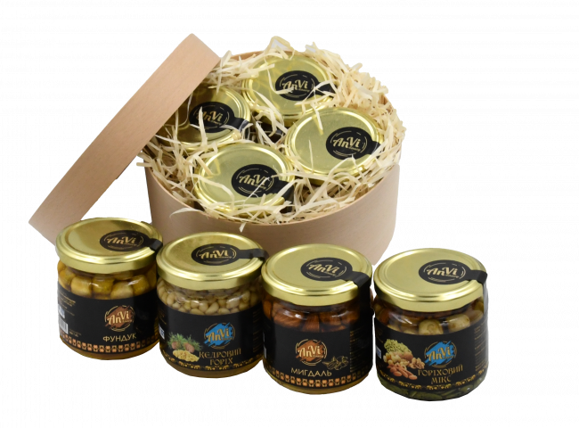 Подарунковий медовий набір Anvi honey   № 26-4