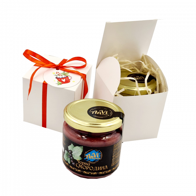 Солодкий комплімент - крем мед "Anvi-honey", "чорна смородина" 