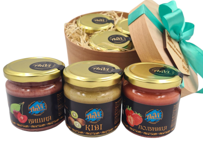 Подарунковий медовий набір Anvi honey   № 27-3